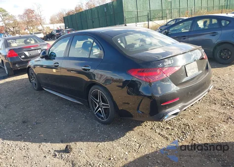 2022 Mercedes-Benz C 300 4Matic из США, поврежденный, VIN W1KAF4HB8NR047916